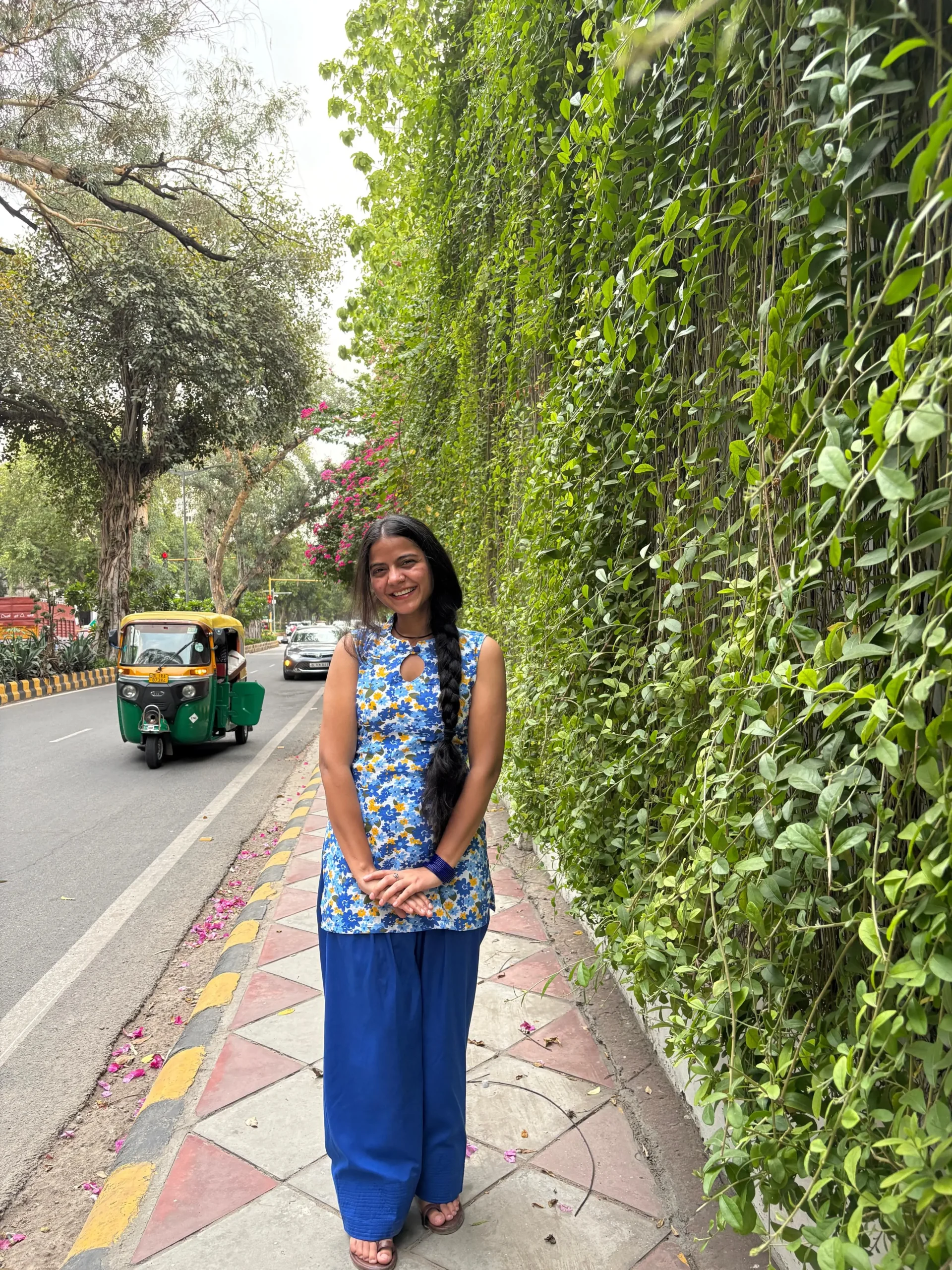 neela ambar – pure cotton kurta set with blue farshi salwar Blue Farshi Salwar Suit Set